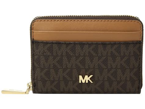 michael kors card holder with zipper|michael kors card holder wallet.